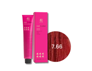 RR LINE REAL COLOR profesjonalna farba do włosów w kremie 100 ml | 7.66